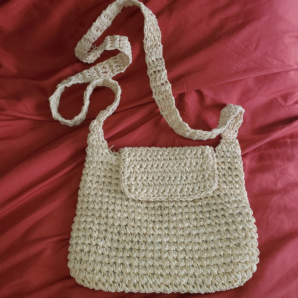 Indie Woven Crossbody Bag